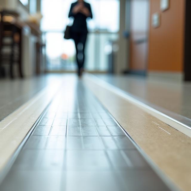 Seguridad en transiciones de pisos