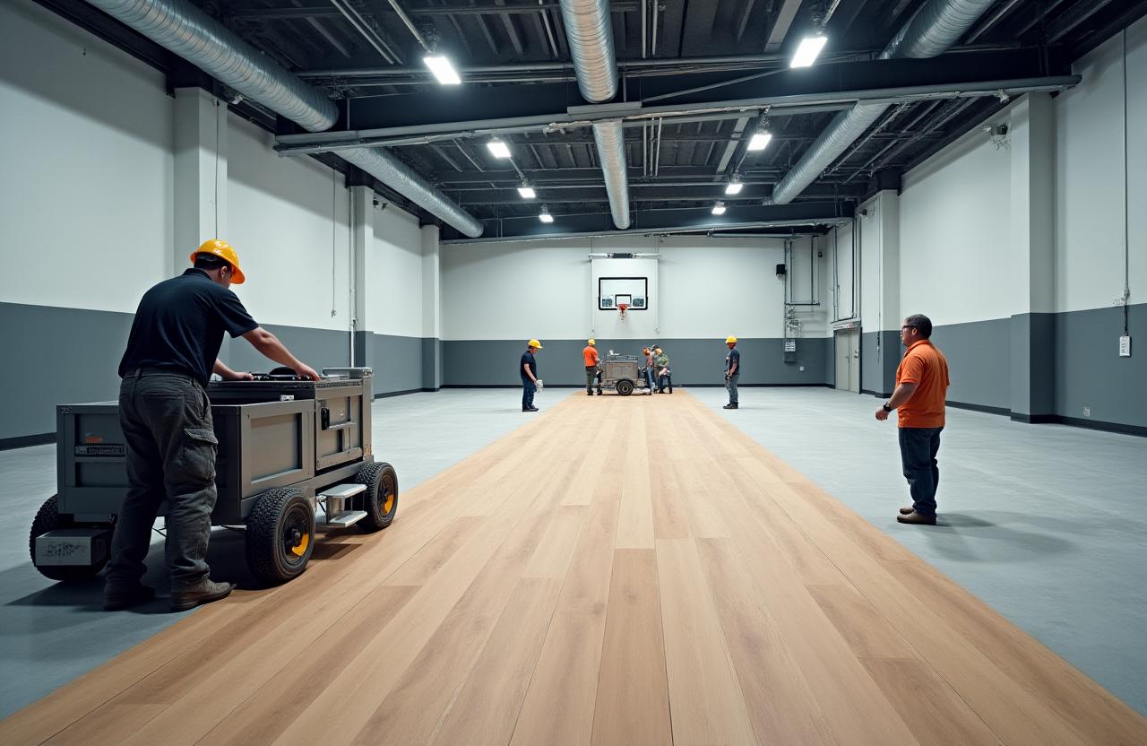 Instalación de pisos vinílicos sin polvo